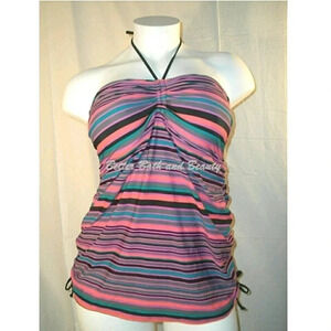 Liz Lange Target Maternity Halter Swim Suit Pregnancy Top SMALL NWOT
